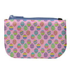 Egg Easter Eggs Pastel Digital Art Large Coin Purse by Semog4