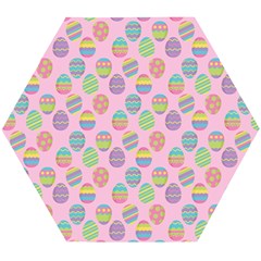 Egg Easter Eggs Pastel Digital Art Wooden Puzzle Hexagon by Semog4