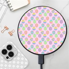 Egg Easter Eggs Pastel Digital Art Wireless Fast Charger(black)