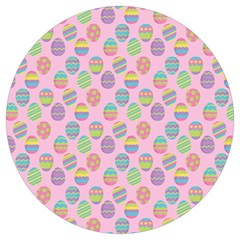 Egg Easter Eggs Pastel Digital Art Round Trivet by Semog4