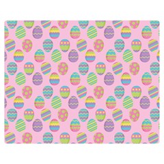 Egg Easter Eggs Pastel Digital Art One Side Premium Plush Fleece Blanket (medium) by Semog4