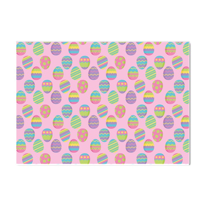 Egg Easter Eggs Pastel Digital Art Crystal Sticker (A4)