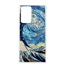 Starry Night Hokusai Vincent Van Gogh The Great Wave Off Kanagawa Samsung Galaxy Note 20 Ultra Tpu Uv Case by Semog4