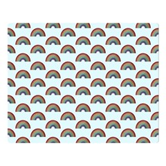 Rainbow  One Side Premium Plush Fleece Blanket (large) by littlepink