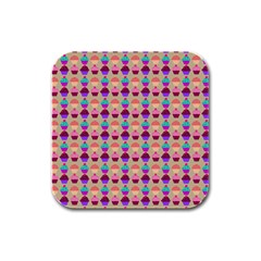 Pattern 208 Rubber Square Coaster (4 Pack) by GardenOfOphir