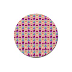 Pattern 208 Magnet 3  (round) by GardenOfOphir