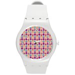 Pattern 208 Round Plastic Sport Watch (M) Front