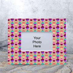 Pattern 208 White Tabletop Photo Frame 4 x6 