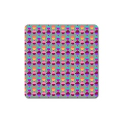 Pattern 209 Square Magnet by GardenOfOphir