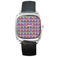 Pattern 209 Square Metal Watch by GardenOfOphir