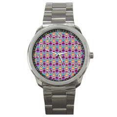 Pattern 209 Sport Metal Watch by GardenOfOphir