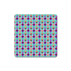 Pattern 210 Square Magnet by GardenOfOphir