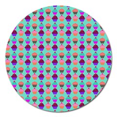 Pattern 210 Magnet 5  (round) by GardenOfOphir