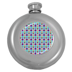 Pattern 210 Round Hip Flask (5 Oz) by GardenOfOphir