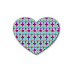 Pattern 210 Rubber Coaster (heart) by GardenOfOphir