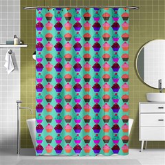 Pattern 210 Shower Curtain 48  X 72  (small)  by GardenOfOphir