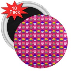 Pattern 211 3  Magnets (10 Pack)  by GardenOfOphir