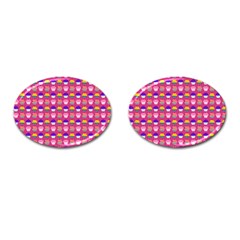 Pattern 211 Cufflinks (oval) by GardenOfOphir