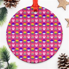 Pattern 211 Round Ornament (two Sides) by GardenOfOphir