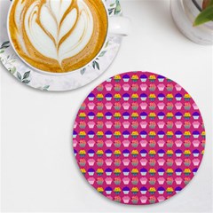 Pattern 211 Uv Print Round Tile Coaster by GardenOfOphir