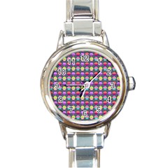 Pattern 212 Round Italian Charm Watch by GardenOfOphir