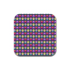 Pattern 212 Rubber Square Coaster (4 Pack) by GardenOfOphir