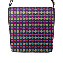 Pattern 212 Flap Closure Messenger Bag (l) by GardenOfOphir