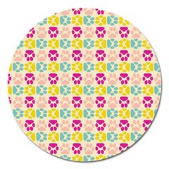 Pattern 214 Magnet 5  (round) by GardenOfOphir