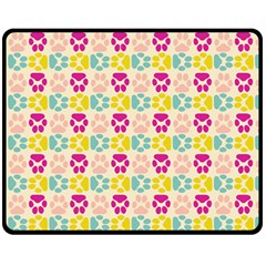 Pattern 214 One Side Fleece Blanket (medium) by GardenOfOphir