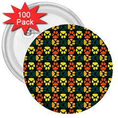 Pattern 215 3  Buttons (100 Pack)  by GardenOfOphir