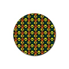 Pattern 215 Rubber Round Coaster (4 Pack) by GardenOfOphir