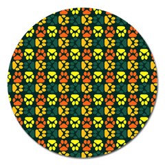 Pattern 215 Magnet 5  (round) by GardenOfOphir