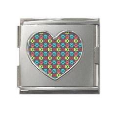 Pattern 217 Mega Link Heart Italian Charm (18mm) by GardenOfOphir