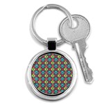 Pattern 217 Key Chain (Round) Front