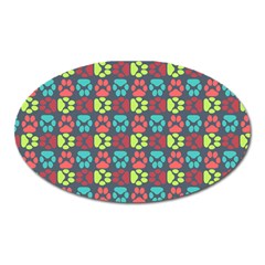 Pattern 217 Oval Magnet by GardenOfOphir