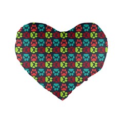 Pattern 217 Standard 16  Premium Heart Shape Cushions by GardenOfOphir