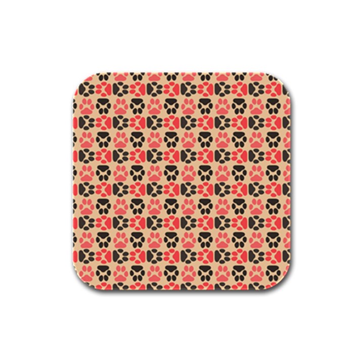 Pattern 216 Rubber Square Coaster (4 pack)