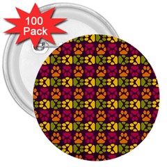 Pattern 218 3  Buttons (100 pack) 