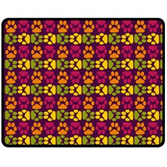 Pattern 218 One Side Fleece Blanket (Medium)