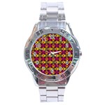 Pattern 218 Stainless Steel Analogue Watch Front