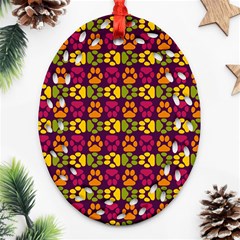 Pattern 218 Oval Filigree Ornament (Two Sides)