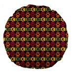 Pattern 218 Large 18  Premium Flano Round Cushions Front