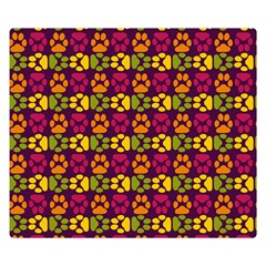 Pattern 218 One Side Premium Plush Fleece Blanket (small) by GardenOfOphir