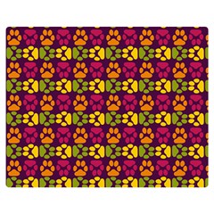 Pattern 218 One Side Premium Plush Fleece Blanket (Medium)