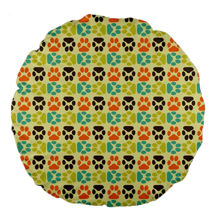 Pattern 220 Large 18  Premium Flano Round Cushions