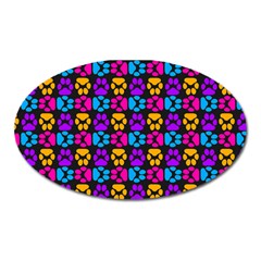 Pattern 221 Oval Magnet by GardenOfOphir