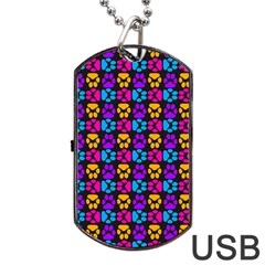 Pattern 221 Dog Tag Usb Flash (one Side) by GardenOfOphir