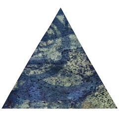 Elemental Beauty Abstract Print Wooden Puzzle Triangle by dflcprintsclothing