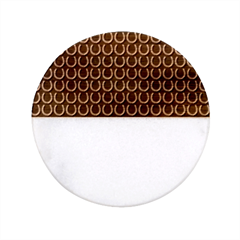 Pattern 222 Classic Marble Wood Coaster (round) 