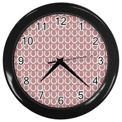 Pattern 224 Wall Clock (black) by GardenOfOphir